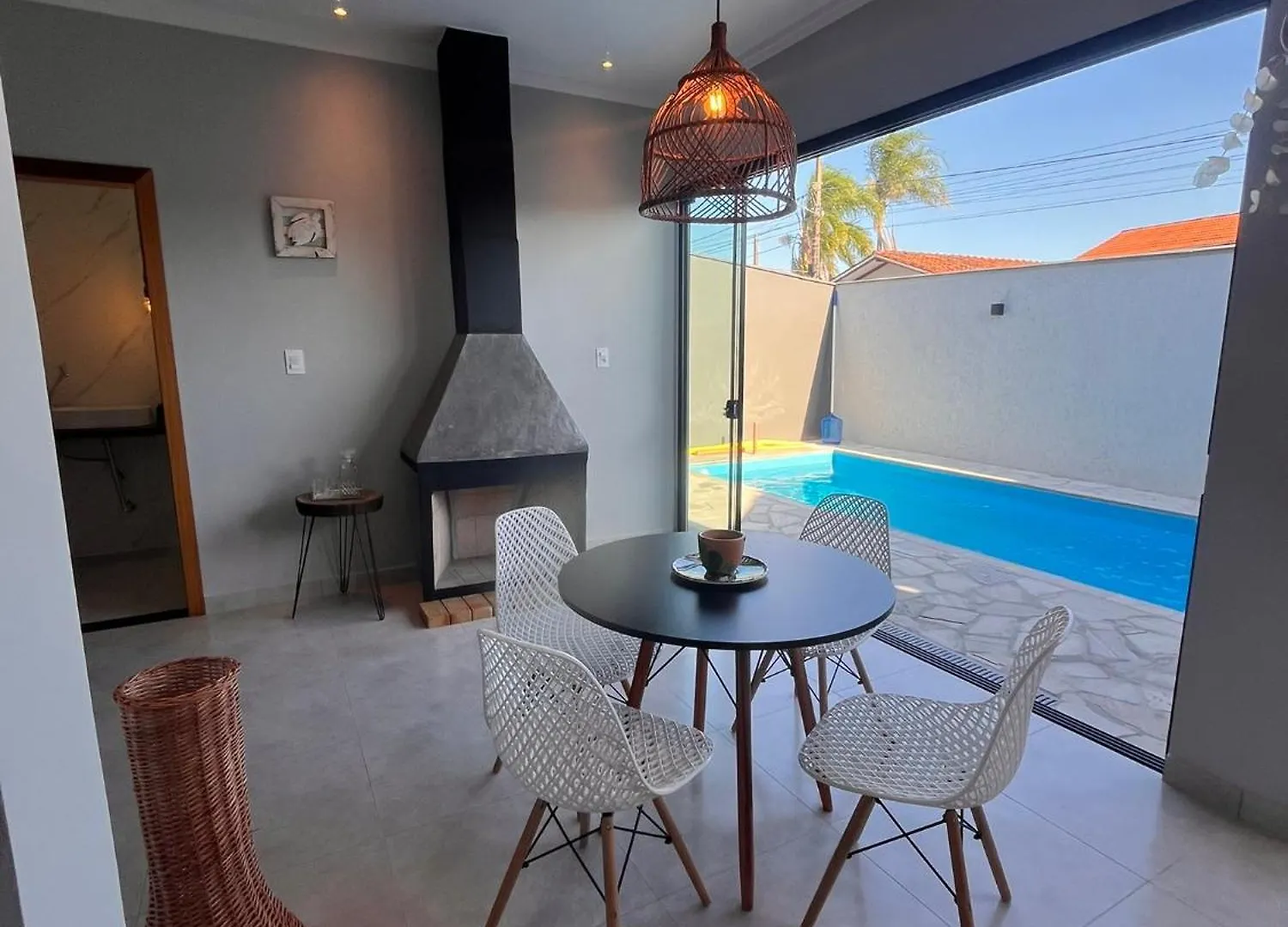 بيت للعطل فيلا Casa Nova Com Piscina E Lareira بالنياريو بارا دو سول